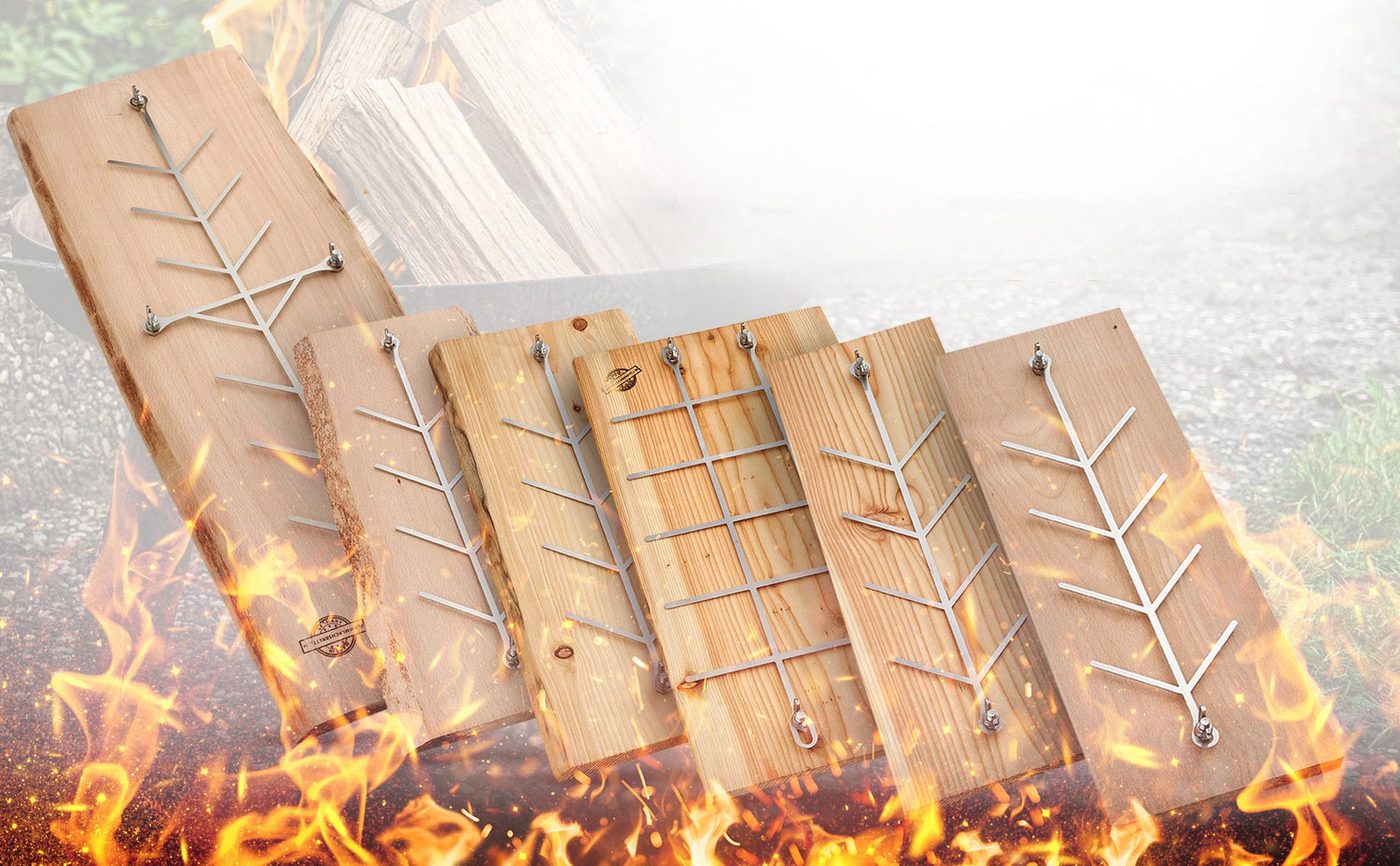 Flammlachsbretter