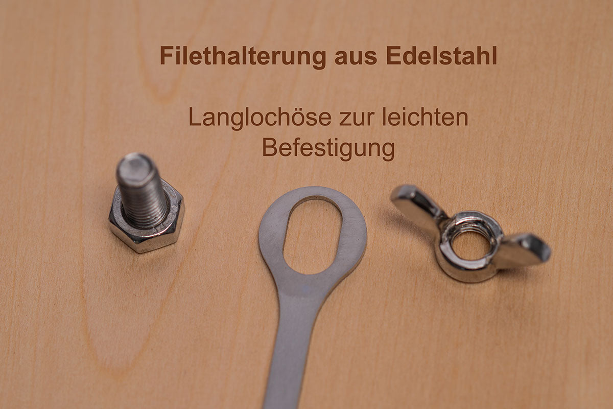 Flammlachsbrett Buche 2er Set